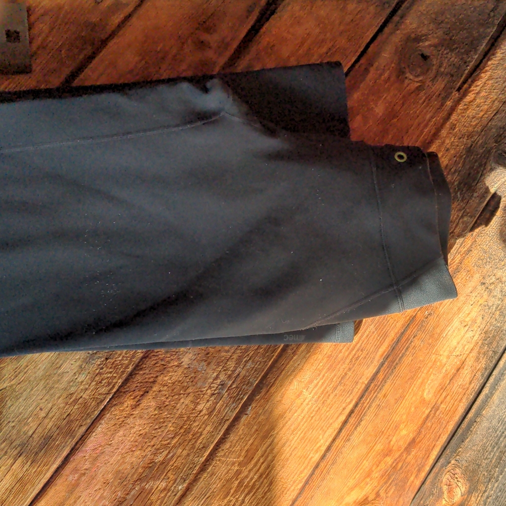 MEC pants black fleece pants wide leg large